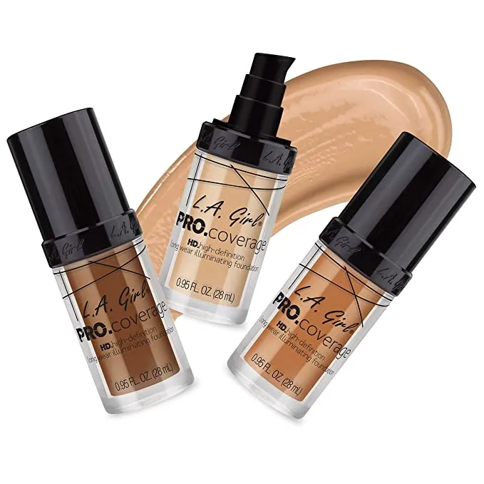 L.A. Girl Pro Coverage Illuminating Foundation Sand GLM650 (28ml)